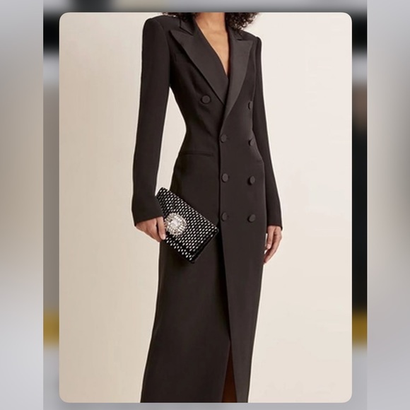 STYLEWE Lapel Collar Urban Dress in black - Picture 4 of 11